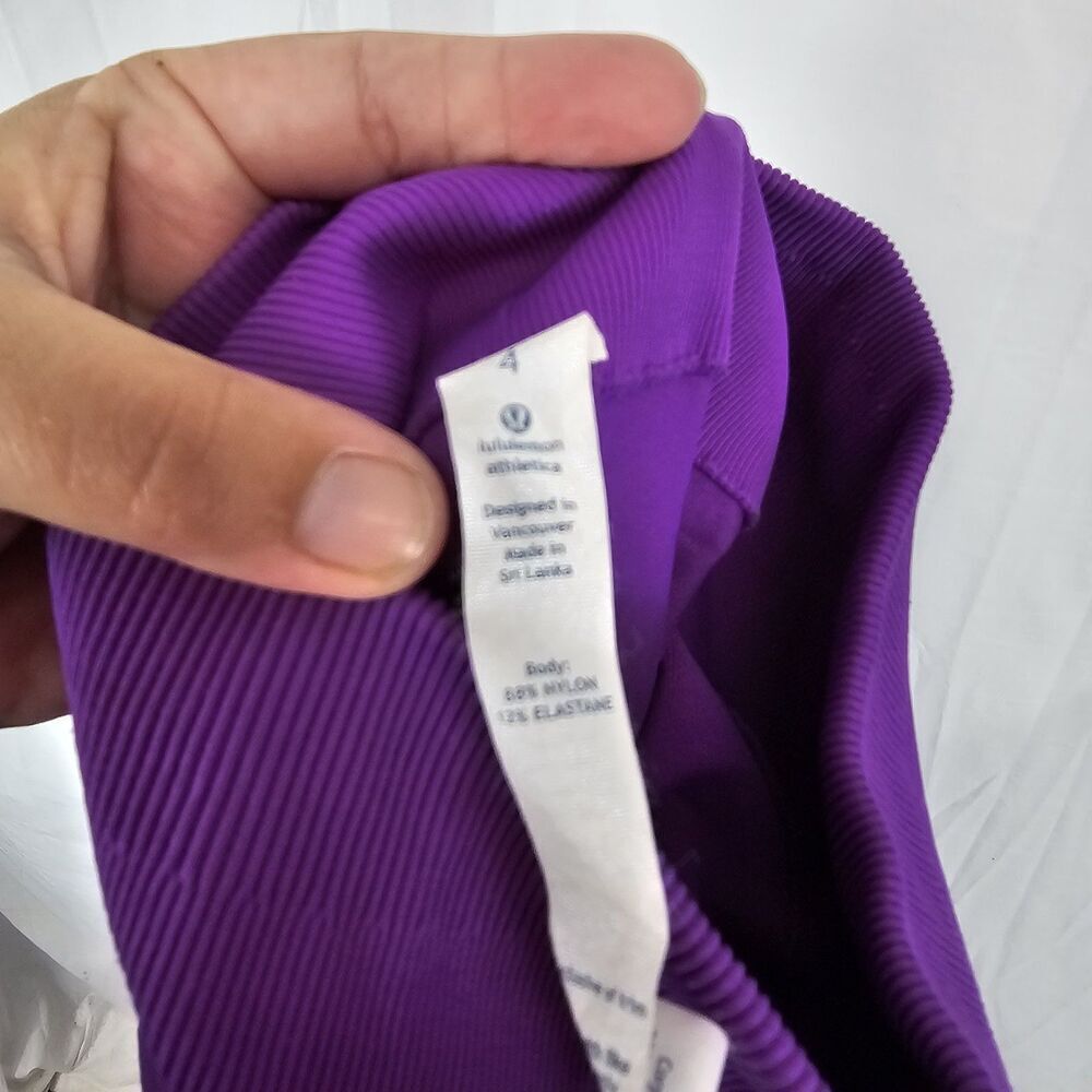 Lululemon Zone In Tight Compression Leggings Tender Violet 4 - Picture 10 of 11